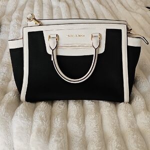 Michael Kors Black and White Tote Bag